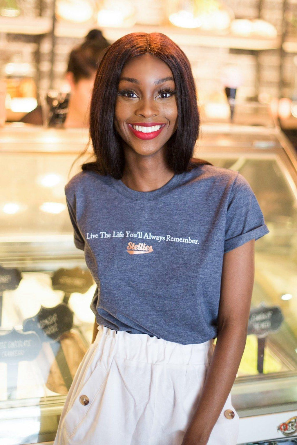 The Boyfriend Tee in Midnight Navy - Stellies Authentic Clothing