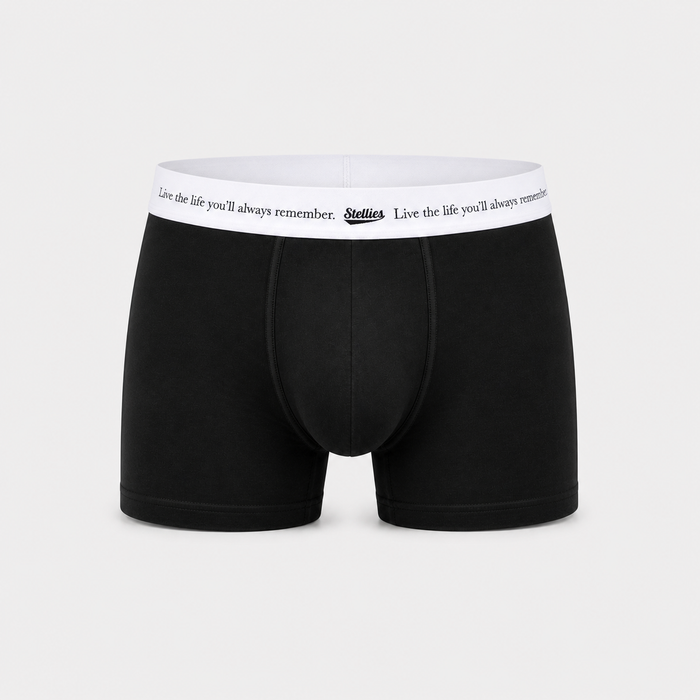 Men's Premium Cotton Boxer Briefs in Monochrome
