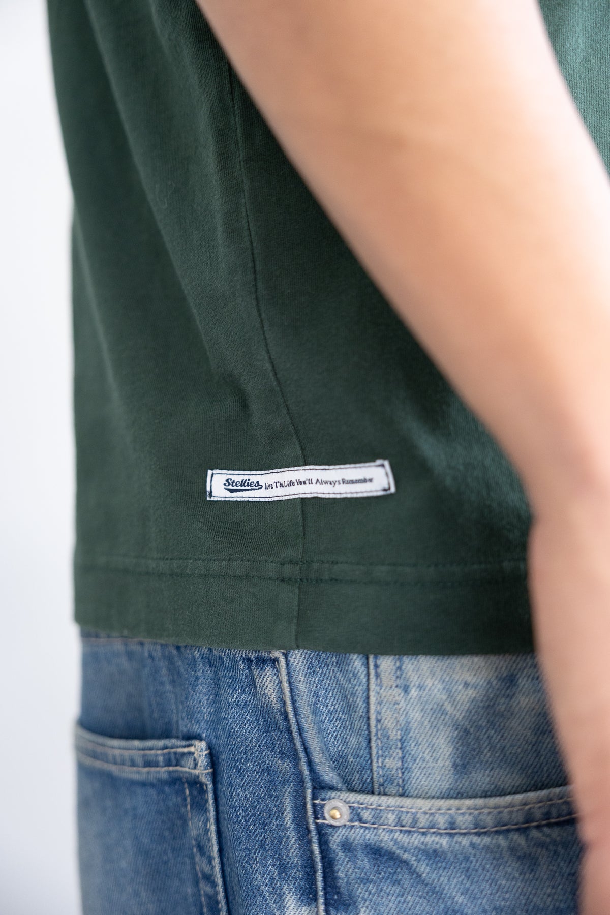 Core 27 Tee in Viridian Green