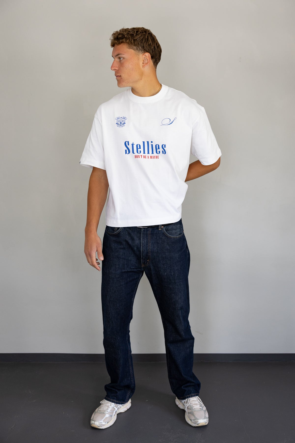 D.B.A.M Box Fit Tee in Optic White