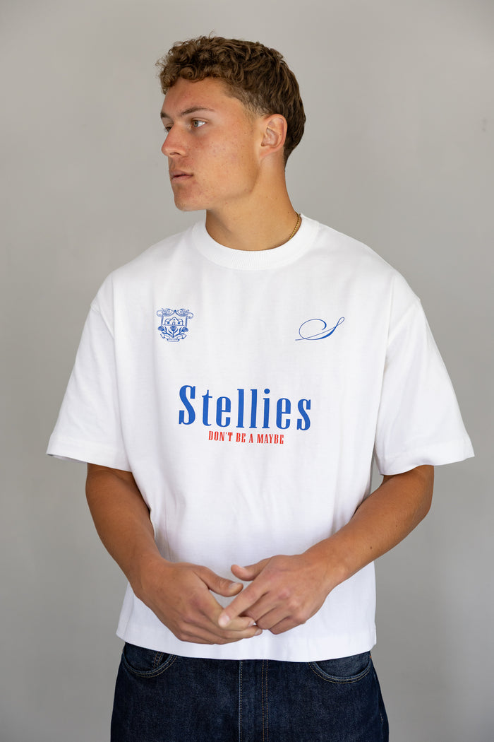 D.B.A.M Box Fit Tee in Optic White