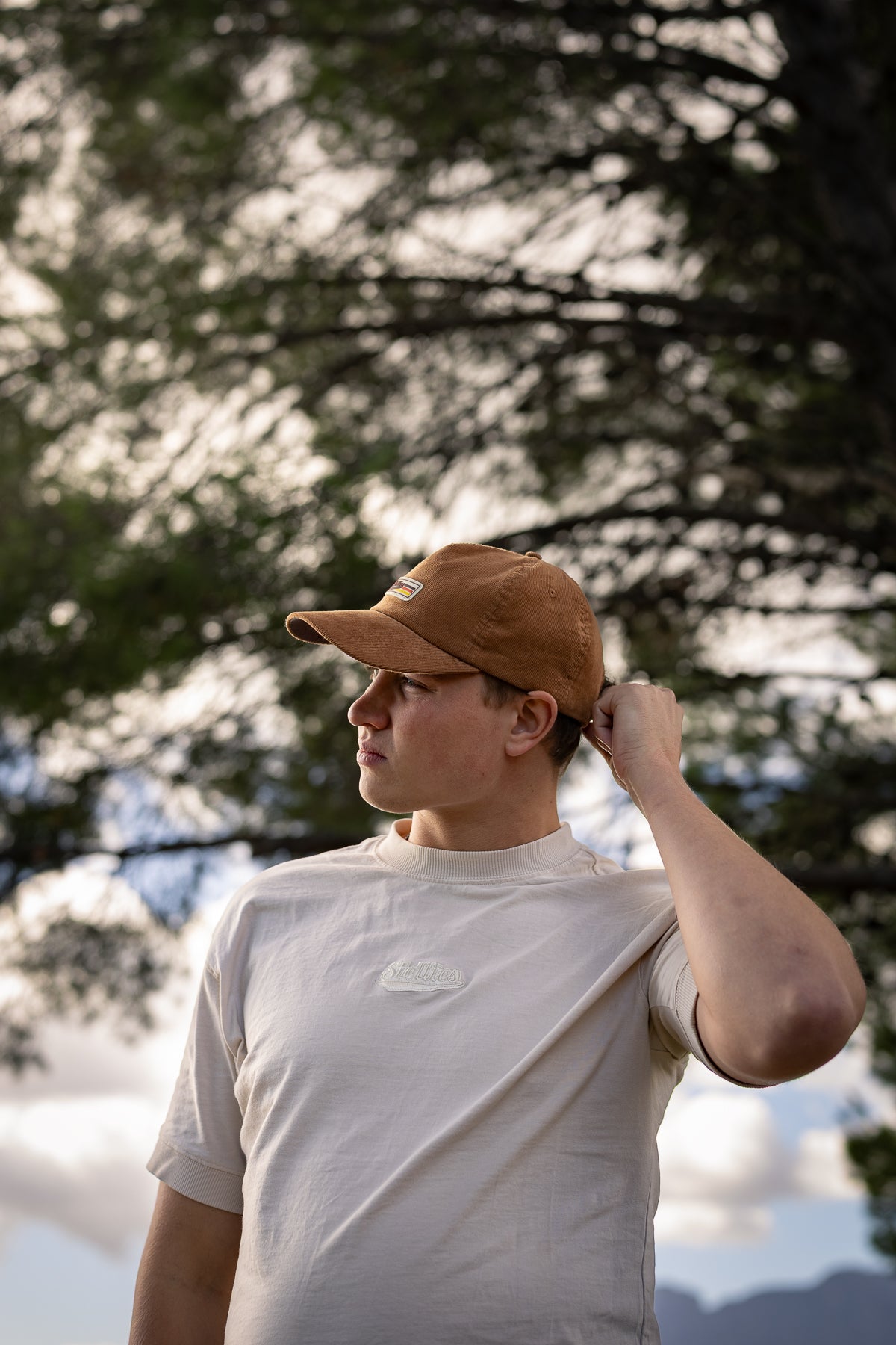 Sundowner Corduroy Cap in Tan Brown