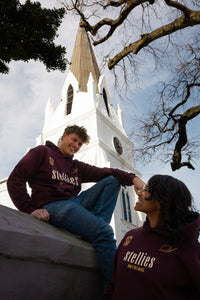 D.B.A.M Hoodie in Burgundy