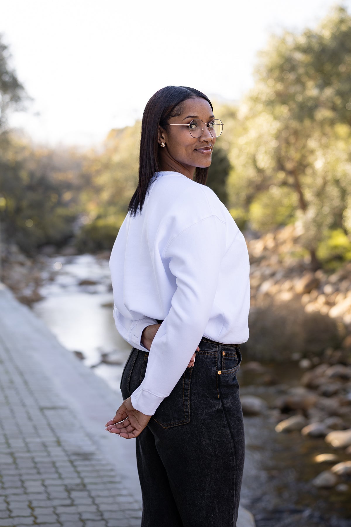 Prestige Pullover in Snow