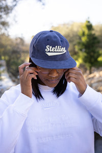 80’s Flat Brim Cap in Navy