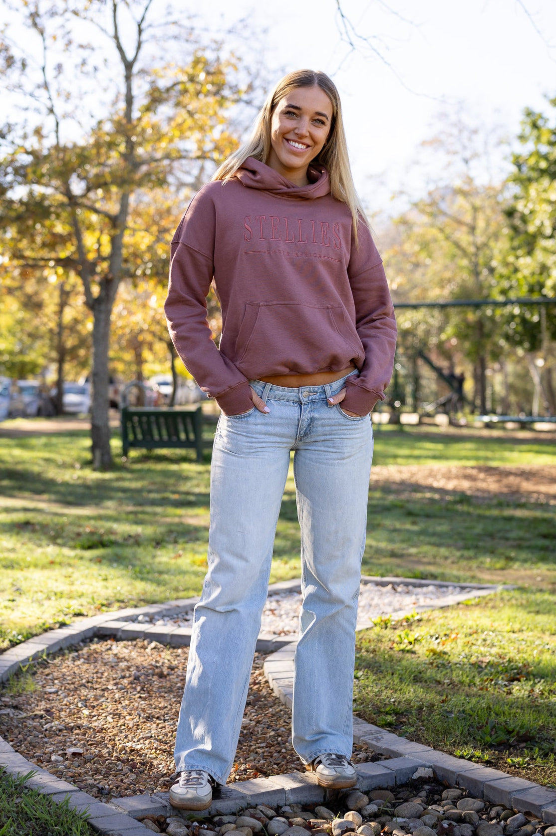 Daydreamer Fleece Hoodie in Prune