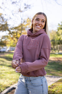 Daydreamer Fleece Hoodie in Prune