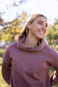 Daydreamer Fleece Hoodie in Prune
