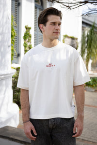 Summer of '79 Box Fit Tee in Ivory