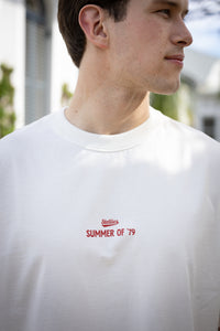 Summer of '79 Box Fit Tee in Ivory