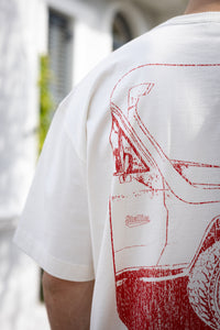 Summer of '79 Box Fit Tee in Ivory