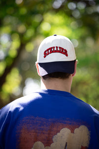 The Basketball Cap - Navy & White