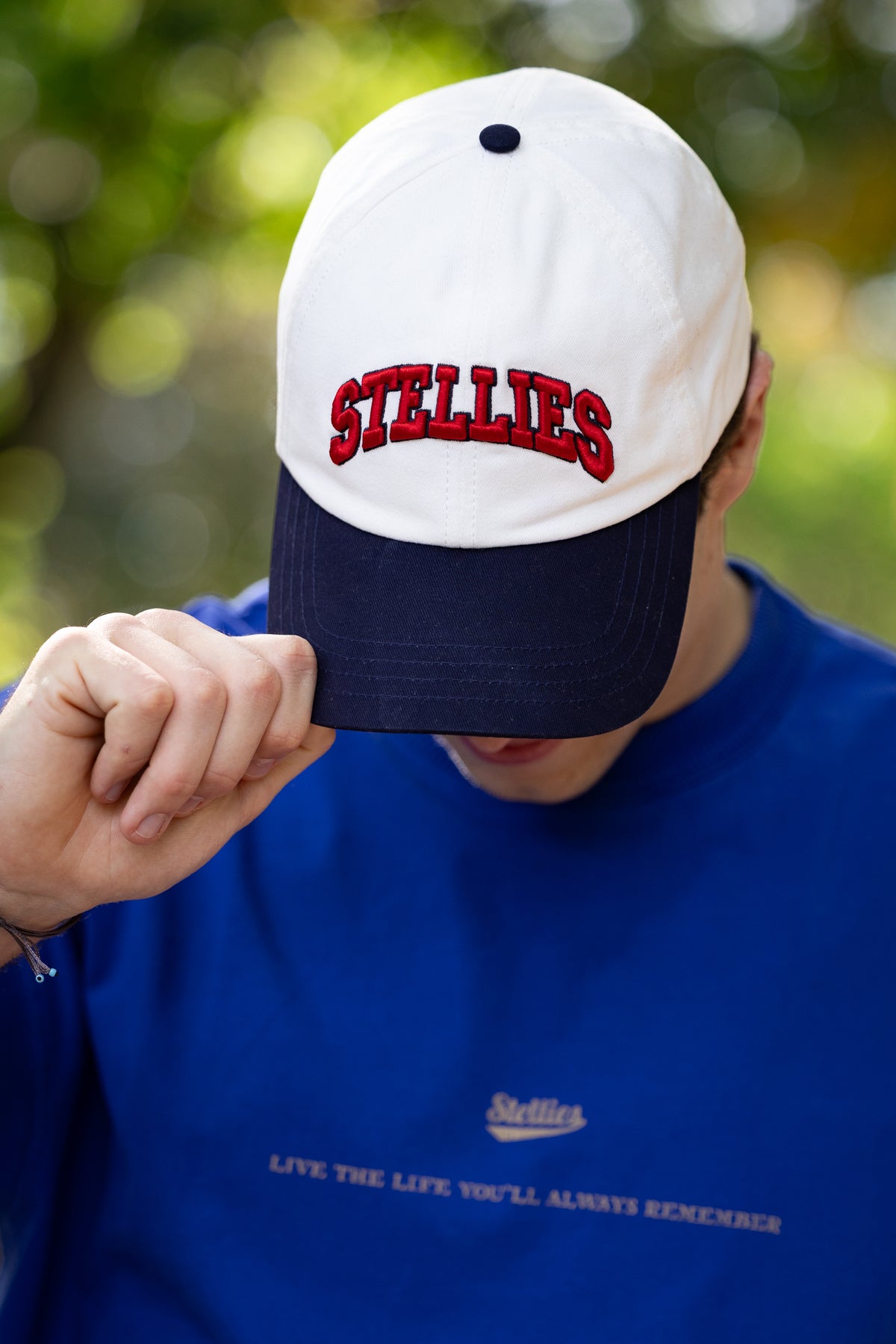 The Basketball Cap - Navy & White