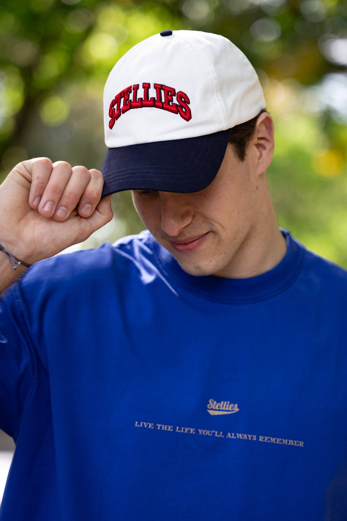 The Basketball Cap - Navy & White