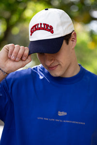 The Basketball Cap - Navy & White