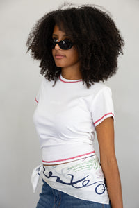 Ladies Relaxed Tee in White