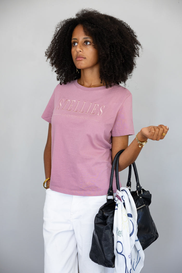 The Weekend Tee in Lunar Quartz