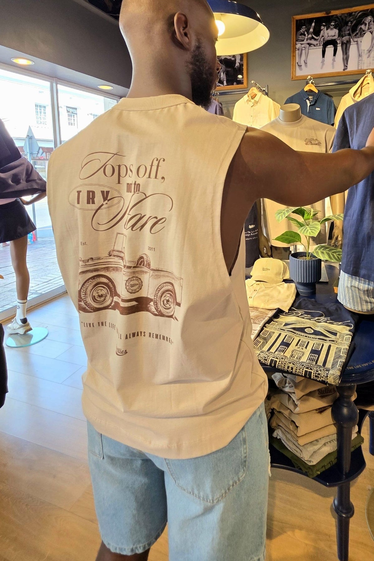 Muscle Tank in Taupe