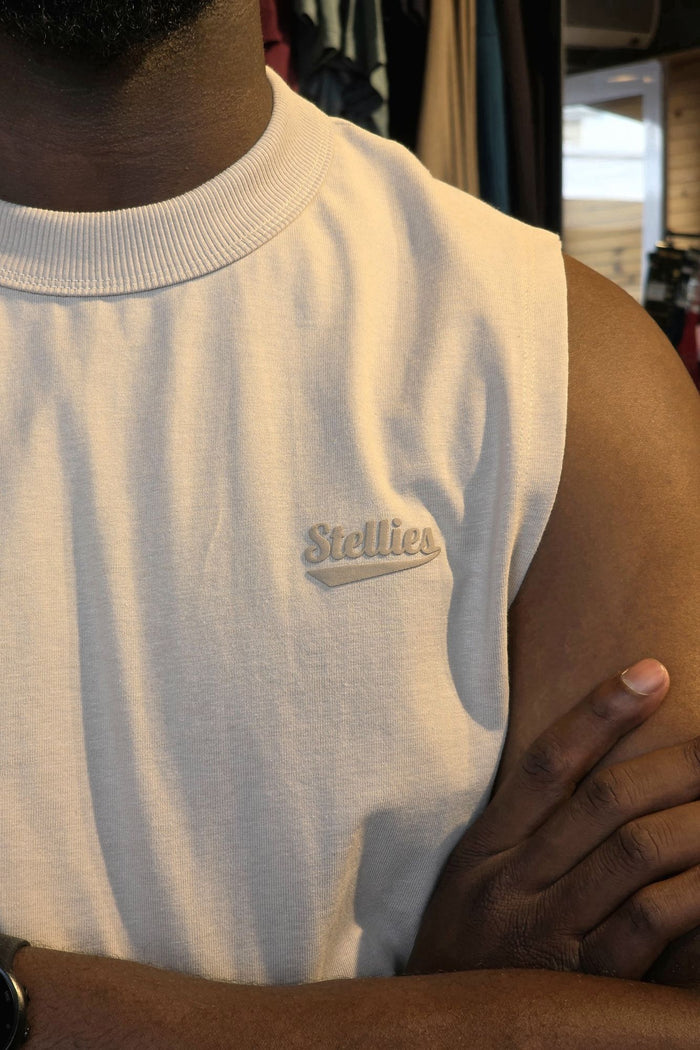 Muscle Tank in Taupe