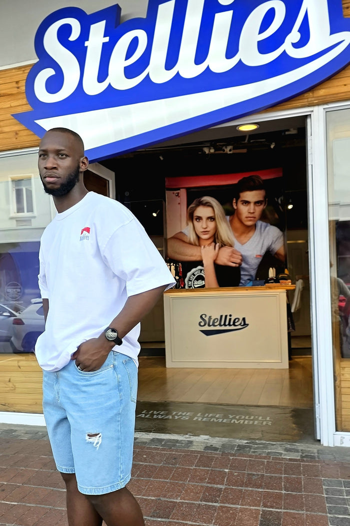 Smokin Hot Box Fit Tee in White