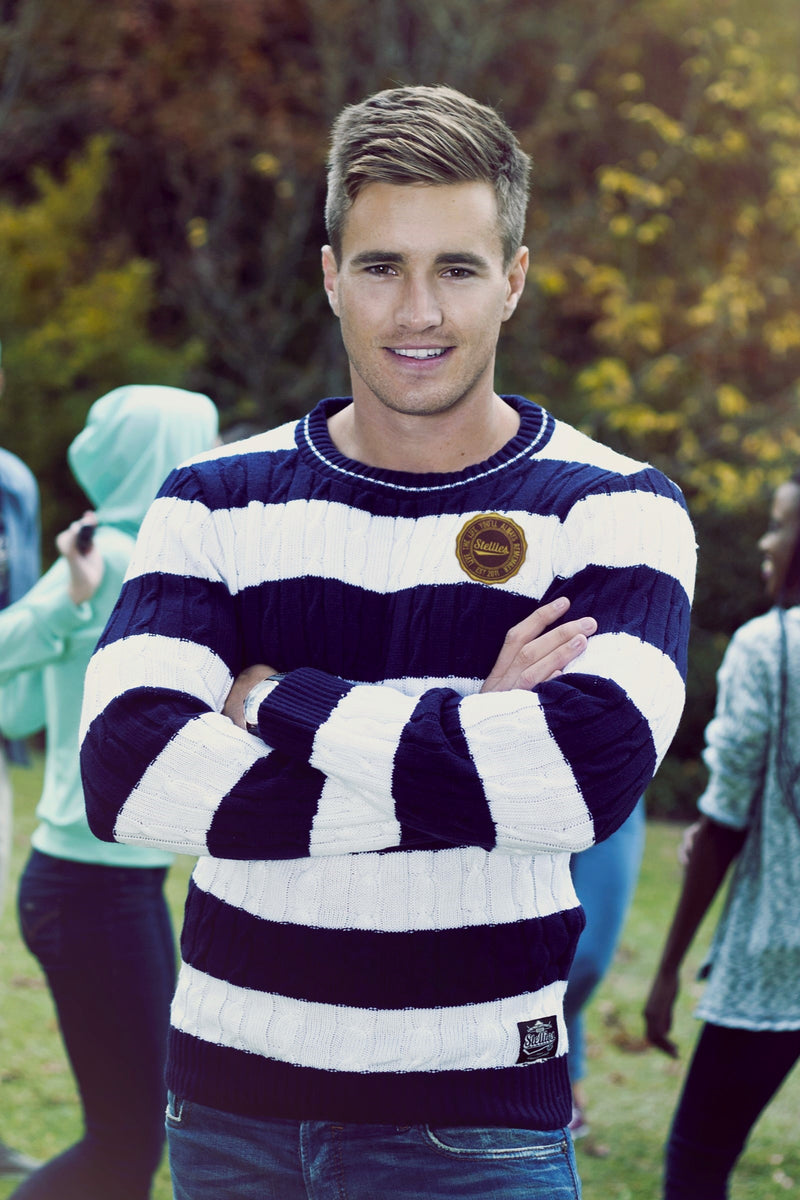 Commodore Knitted Jumper - Striped