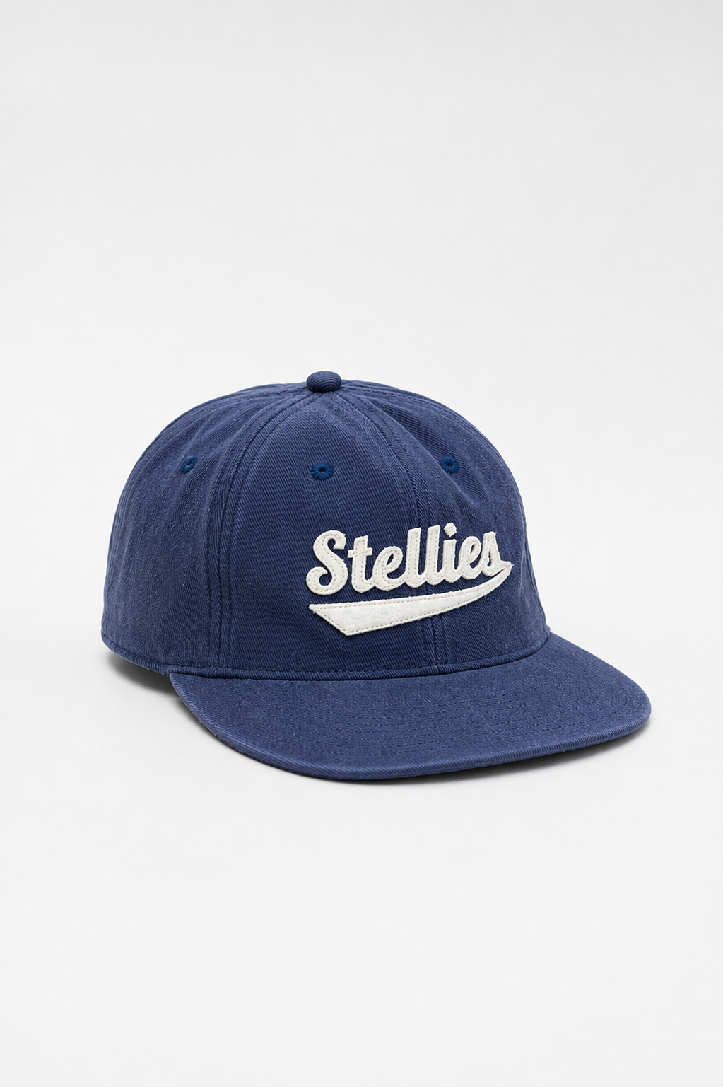 80’s Flat Brim Cap in Navy