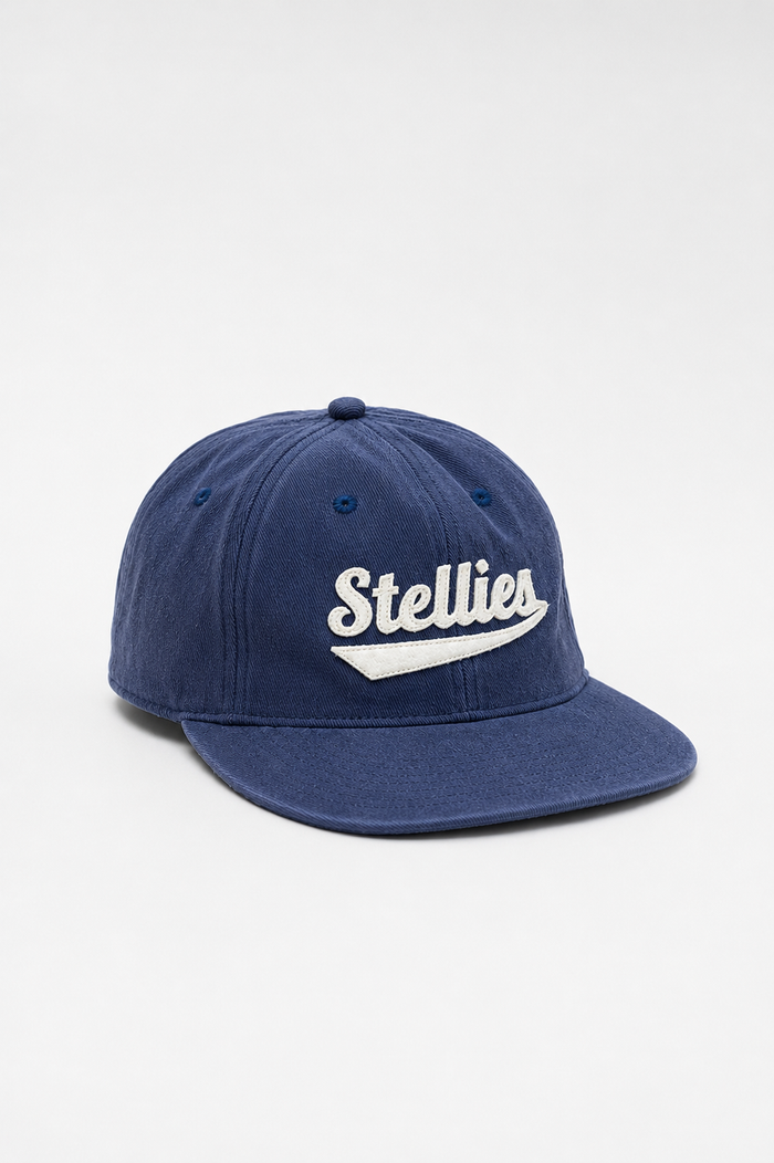 80’s Flat Brim Cap in Navy