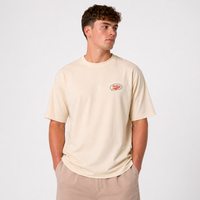 Gas Station Relaxed Tee in Creme