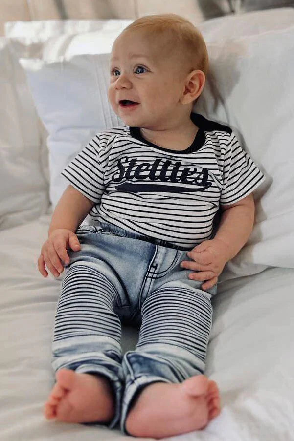 OG Kids Tee - Nautical Navy Striped