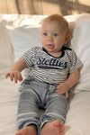 OG Kids Tee - Nautical Navy Striped