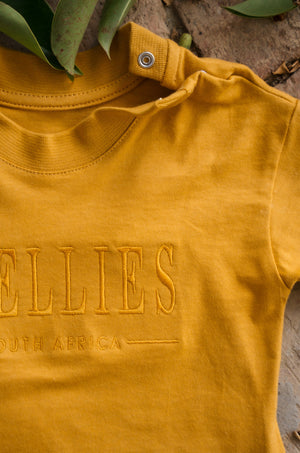 Signature Kids Tee in Mustard