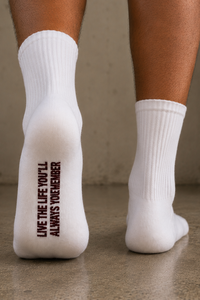 Stellies Socks in Cream and Crimson