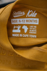 Signature Kids Tee in Mustard