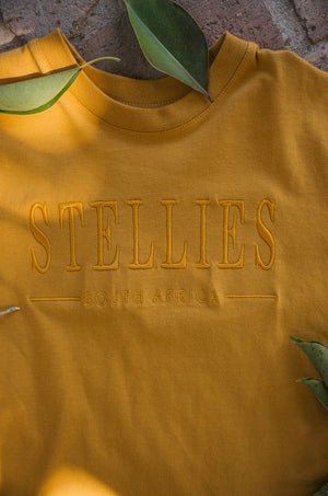 Signature Kids Tee in Mustard