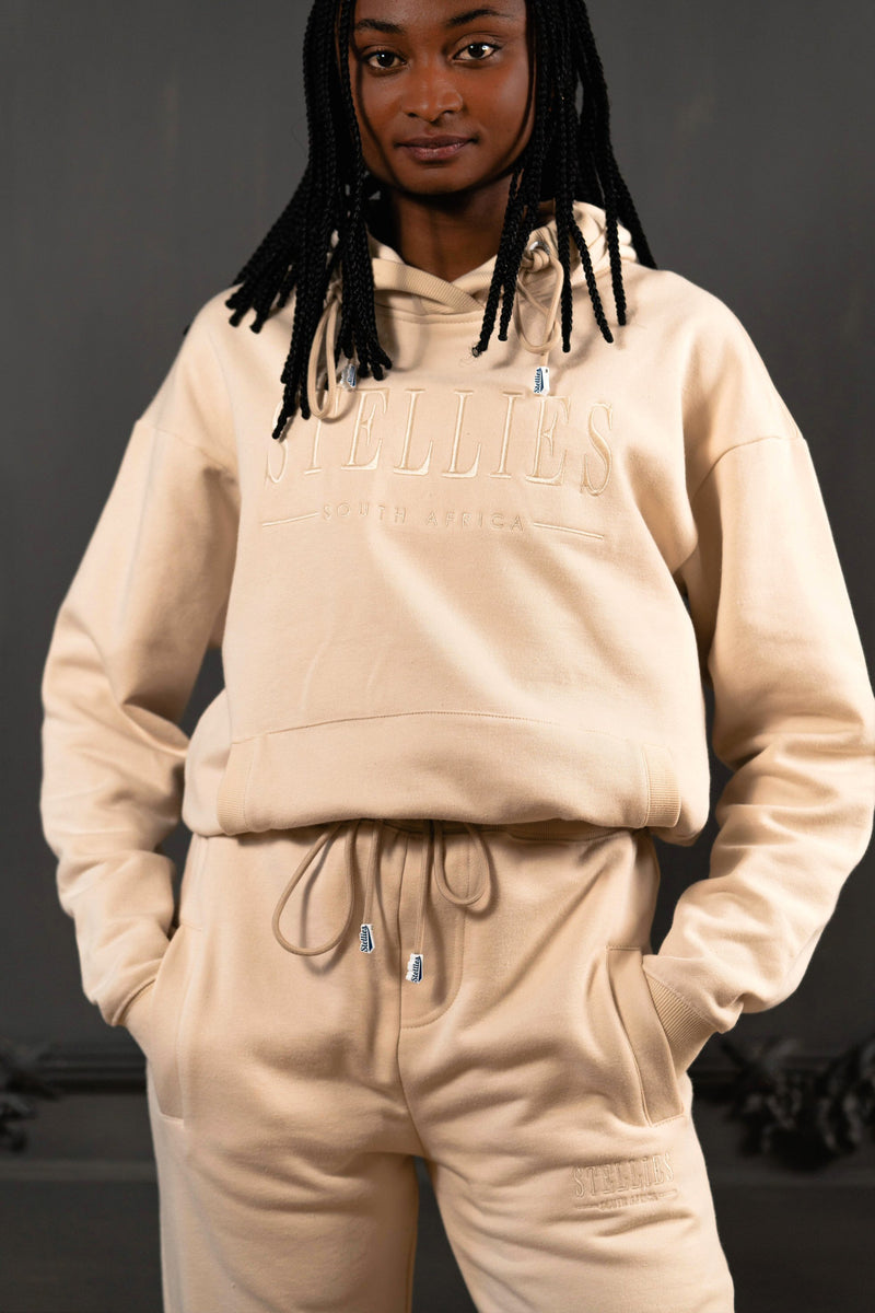 Unisex Fleece Hoodie - Crème