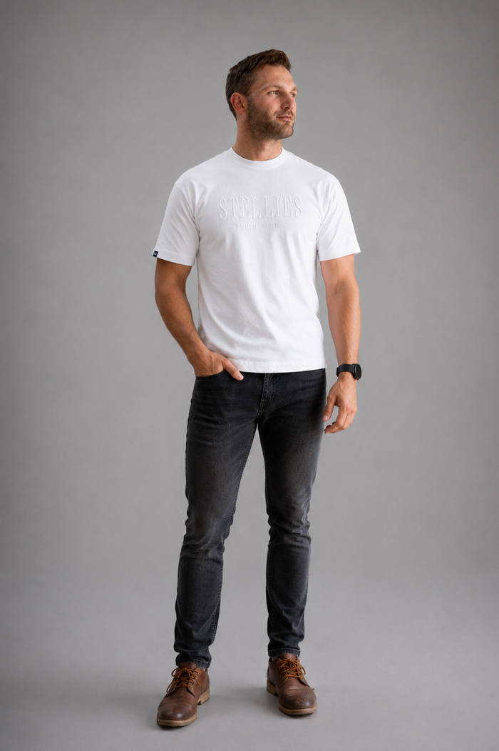 Signature Tee in Brilliant White