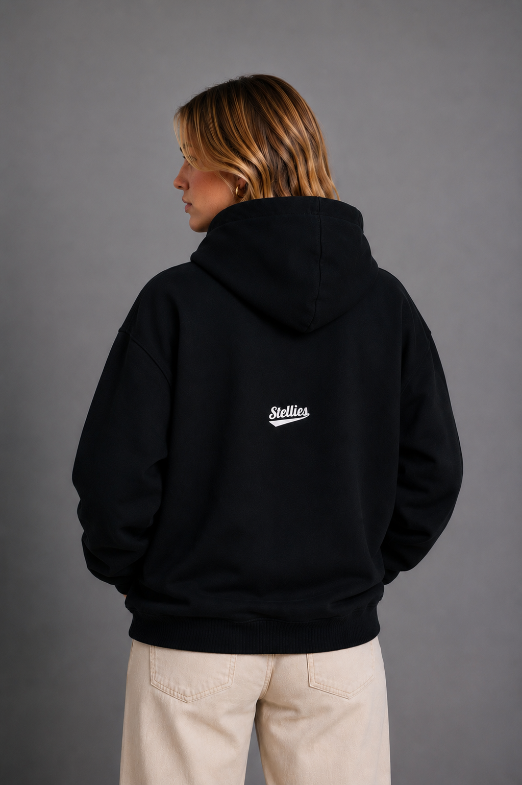 G.O.A.T Baggy Hoodie in Monochrome (unisex)