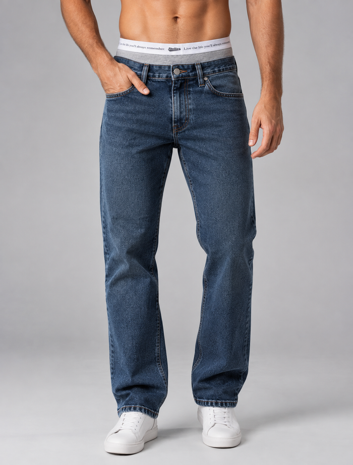 Men's Premium Cotton Boxer Briefs in Heather Grey