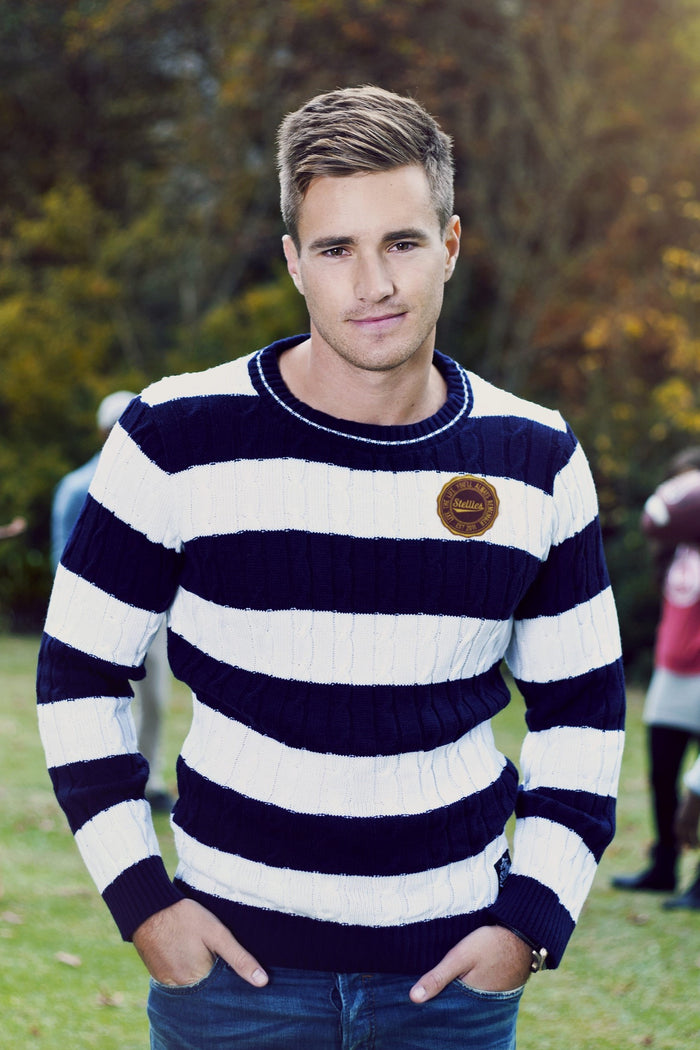 Commodore Knitted Jumper - Striped