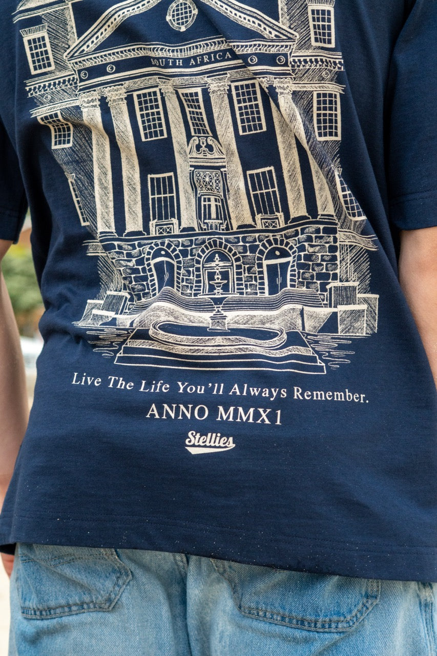 Legacy Tee in Navy