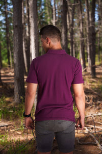 Heritage - Burgundy Golf Shirt