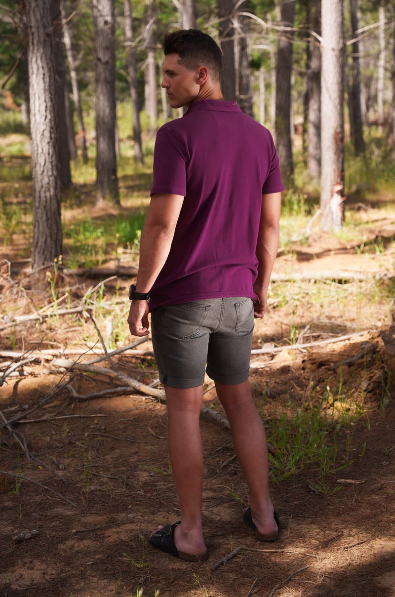 Heritage Golf Shirt - Burgundy