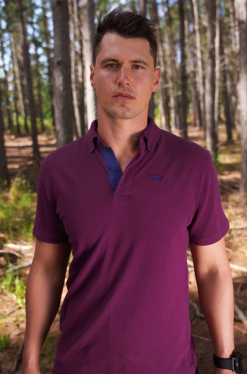 Heritage Golf Shirt - Burgundy