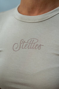 Ladies Baby Tee in Echru