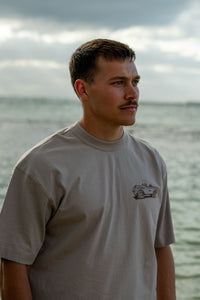 Brandrover Tee in Taupe