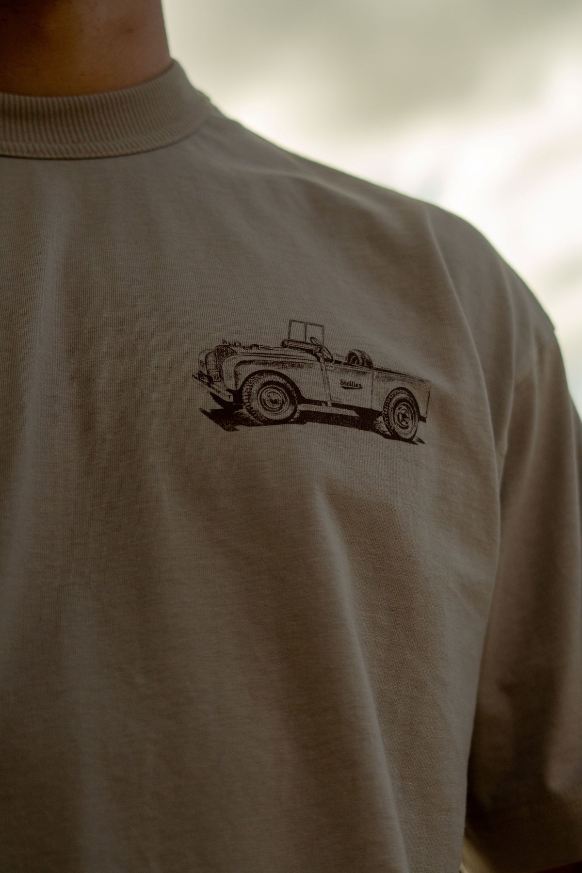 Brandrover Tee in Taupe