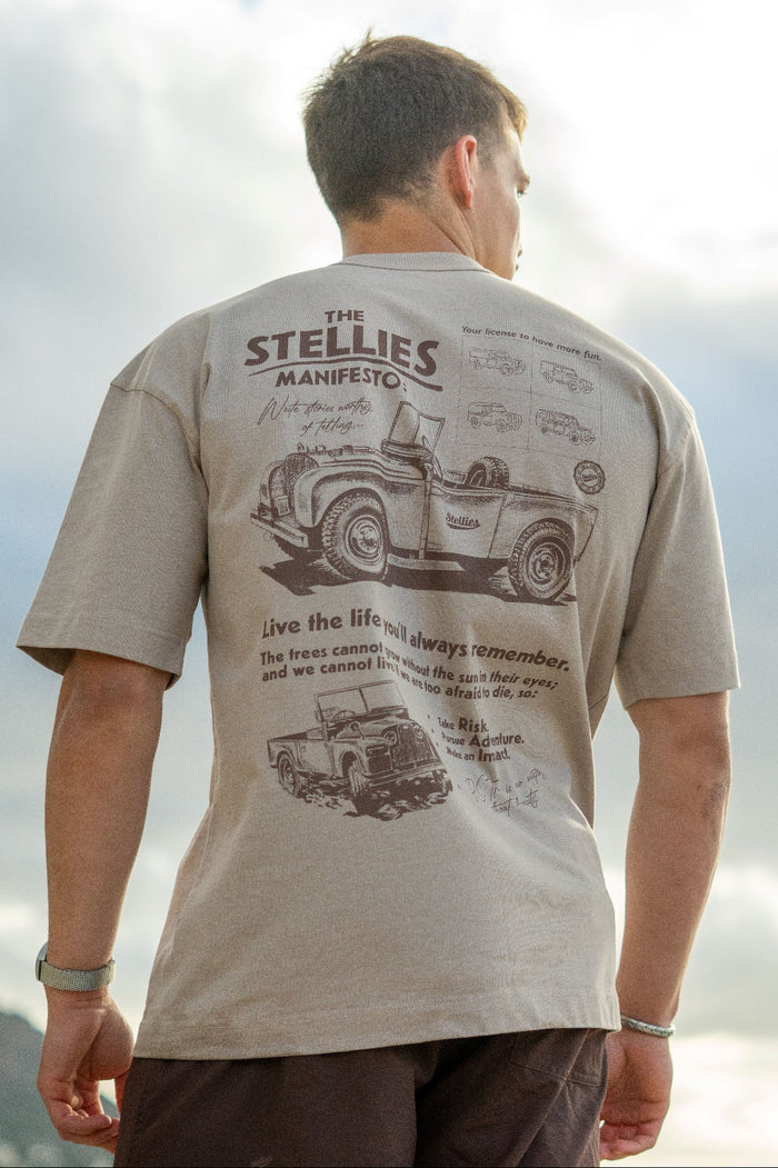 Brandrover Tee in Taupe