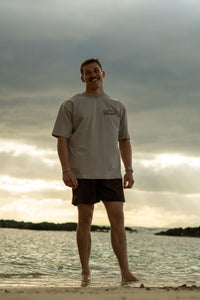 Brandrover Tee in Taupe