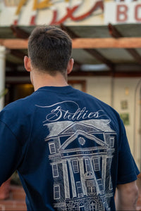 Legacy Tee in Navy