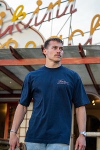 Legacy Tee in Navy